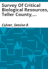 Survey_of_critical_biological_resources__Teller_County__Colorado__2011