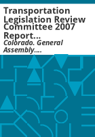 Transportation_Legislation_Review_Committee_2007_report_to_the_Legislative_Council