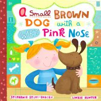 A_small_brown_dog_with_a_wet_pink_nose