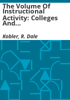 The_volume_of_instructional_activity